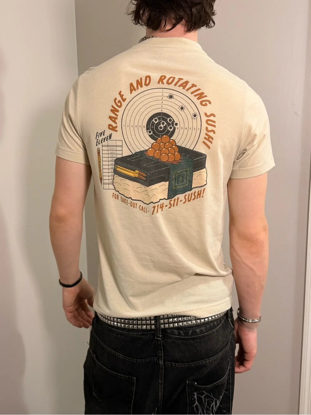 5.11 Tactical Cream Short-Sleeve Crewneck T-Shirt